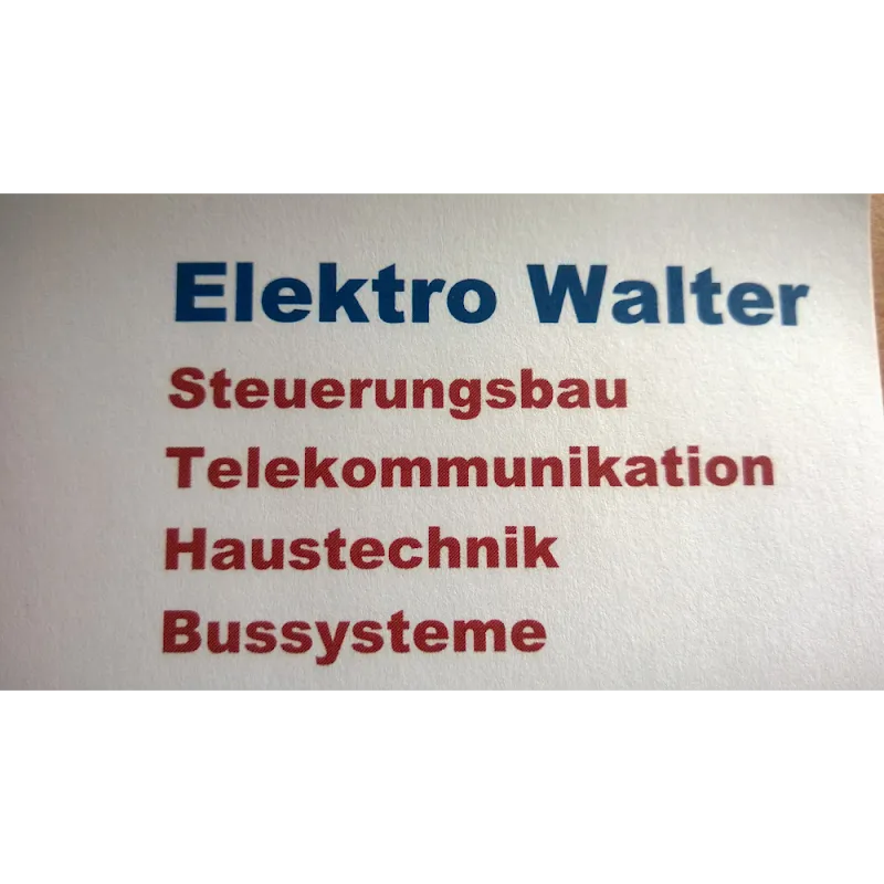 Elektro Klaus Walter Elektroinstallationen
