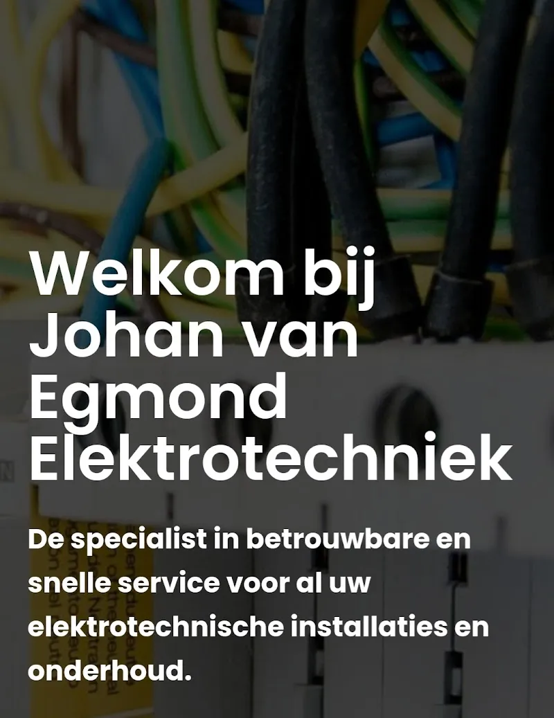 J van Egmond elektrotechniek
